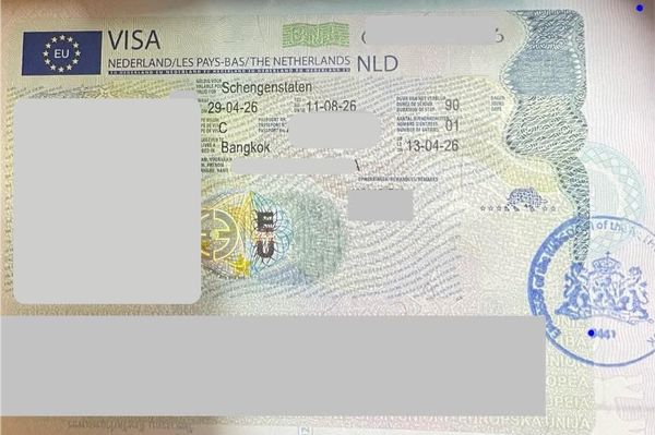 Approved Netherlands Schengen (Thai applicant)