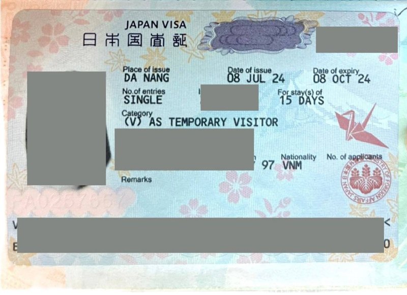 Approved Japan Visa